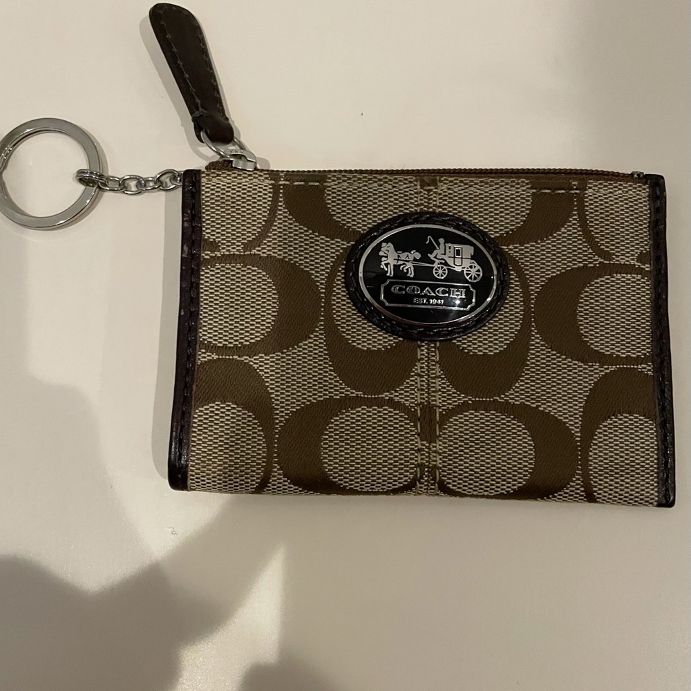 COACH Zip Up Card Case